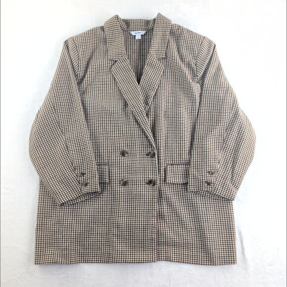 Old Navy Jackets & Blazers - Old Navy NWT Double Breasted Herringbone Blazer PreppyAcademia Career Women's 4X
